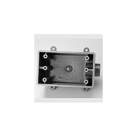 Abb Electrical Junction Box, 25 cu. in., Non-Metallic E9801EN